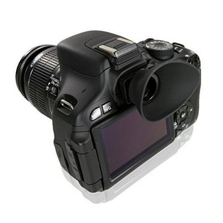 Foto&Tech 1 Piece Rubber Eyecup for Glasses Replaces Canon Eyecup Eyeshade EF For CANON Rebel (T4i T3i T3 T2i T1i XTi XSi XS) CANON EOS (1100D 600D 550D 500D 450D 400D 350D 300D) DSLR Cameras