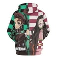 thumbnail image 3 of Demon Slayer Unisex Sweatshirts Loose Pullover Sweater Hooded Hoodie 3D Printing Jacket Winter Fall Clothes 4XL, 3 of 7