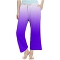 thumbnail image 5 of Atogsazn Children's Girls Wide Leg Pants Kids Casual Loose Lightweight Pants Trousers with Pocket 04-Purple 4-5 Years, 5 of 8