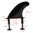 thumbnail image 4 of 4X Kits de Aletas para de Surf Tapa Blanda Aletas para de Surf Espuma de Surf Accesorios para Entusiastas del Surf, 4 of 5
