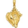 thumbnail image 4 of 14K Yellow Gold Conch Shell Charm (31 X 21.1) Made In United States k7853, 4 of 5