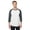 WHITE/ CHAR HTHR, variant on Jerzees Men's 5.2 oz Premium Blend Ring-Spun Raglan Baseball T-Shirt - 560RR