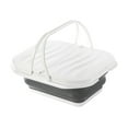 thumbnail image 2 of Cesta De Picnic Plegable Con Tapa Y Asas Para El Hogar, Cocina, Barbacoa, Color Gris, 2 of 8