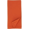 thumbnail image 3 of Fennco Styles Classic Solid Design Napkins, 20-inch Square, Set of 4, (Pumpkin), 3 of 4
