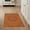 Orange Red, Pattern 1, variant on ODIKA 2'x3' Washable Doormat Orange Fall Vintage Terracotta Farmhouse Boho Scrollwork Floral Lattice Medallion Design for Entryway, Kitchen, Laundry Room, Non-Slip, Low Pile