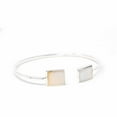 thumbnail image 2 of Cuff Bracelet Mother of Pearl Square, 2 of 4