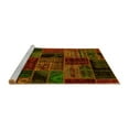 thumbnail image 2 of Ahgly Company Machine Washable Indoor Rectangle Oriental Yellow Modern Area Rugs, 3' x 5', 2 of 4