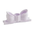 thumbnail image 1 of Clearance! Candle Holder Candy Color Bow Candle Holder Long Candle Candlestick Gypsum Bow Candle Holder for Table Wedding Dinning Table Centerpiece Purple, 1 of 6