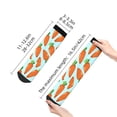 thumbnail image 5 of Bingfone Cartoon Carrot Design Patterned Men'S Women'S Casual Cotton Socks, 5 of 9
