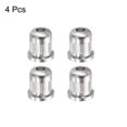 thumbnail image 3 of Unique Bargains Guitar String Ferrules Through Body 4mm Dia Silver Tone for Electric Guitar 4 Pack, 3 of 5