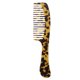 thumbnail image 1 of Peine de dientes anchos Unique Bargains de Acetato 6.89'x1.57' Patrón Estampado de Leopardo Marrón, 1 of 7