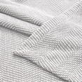 thumbnail image 5 of Superior Chrisney Chevron Cotton Blanket, Twin, Grey, 5 of 10