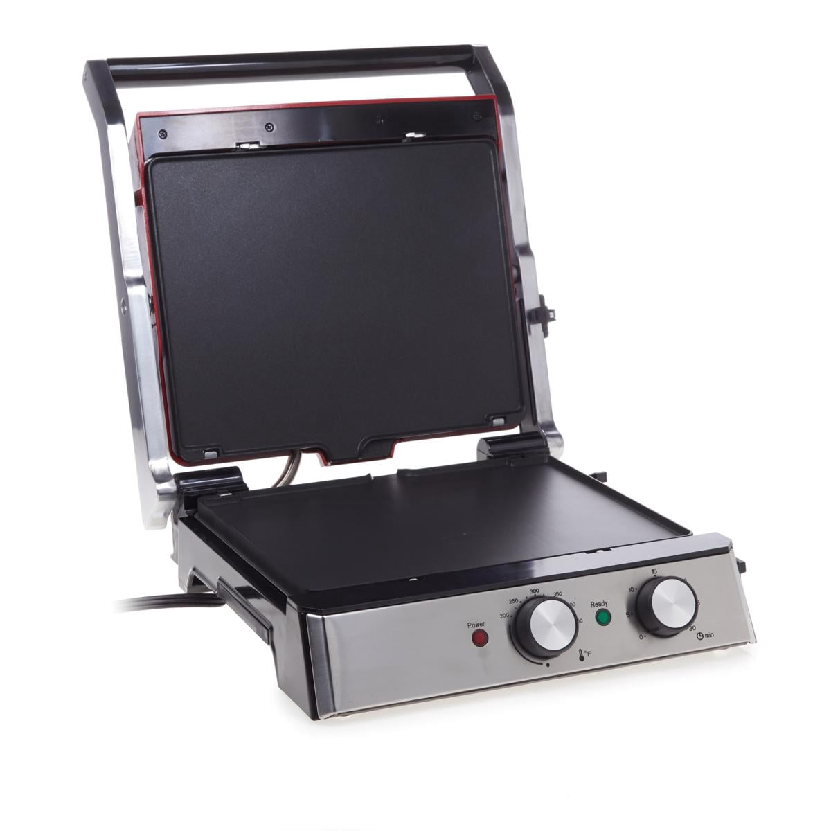 Wolfgang Puck 6-in-1 Reversible Contact Grill and Griddle w/ Recipes