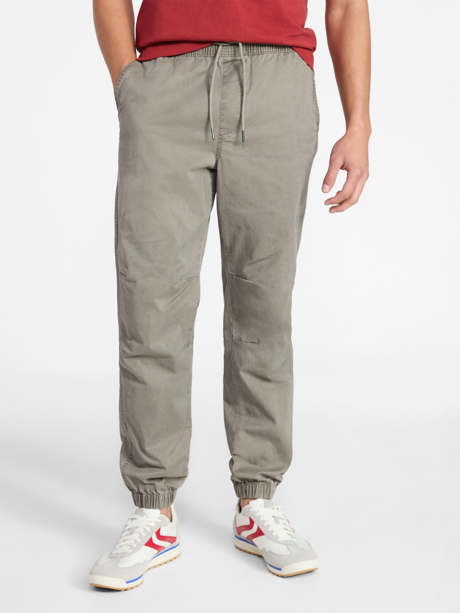 No Boundaries Men's Twill Jogger Pants photo 1