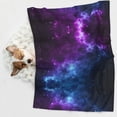 thumbnail image 5 of Flannel Throw Dog Blanket Universe Nebula Galaxy Soft Warm Print Pet Blankets for Small Dog Cat Puppy, 5 of 7