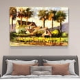 thumbnail image 4 of Póster de lienzo con decoración de casa de cocotero, decoración de dormitorio, paisaje deportivo, decoración de oficina, regalo, estilo marco, 12 x 18 pulgadas (30 x 45 cm), 4 of 8