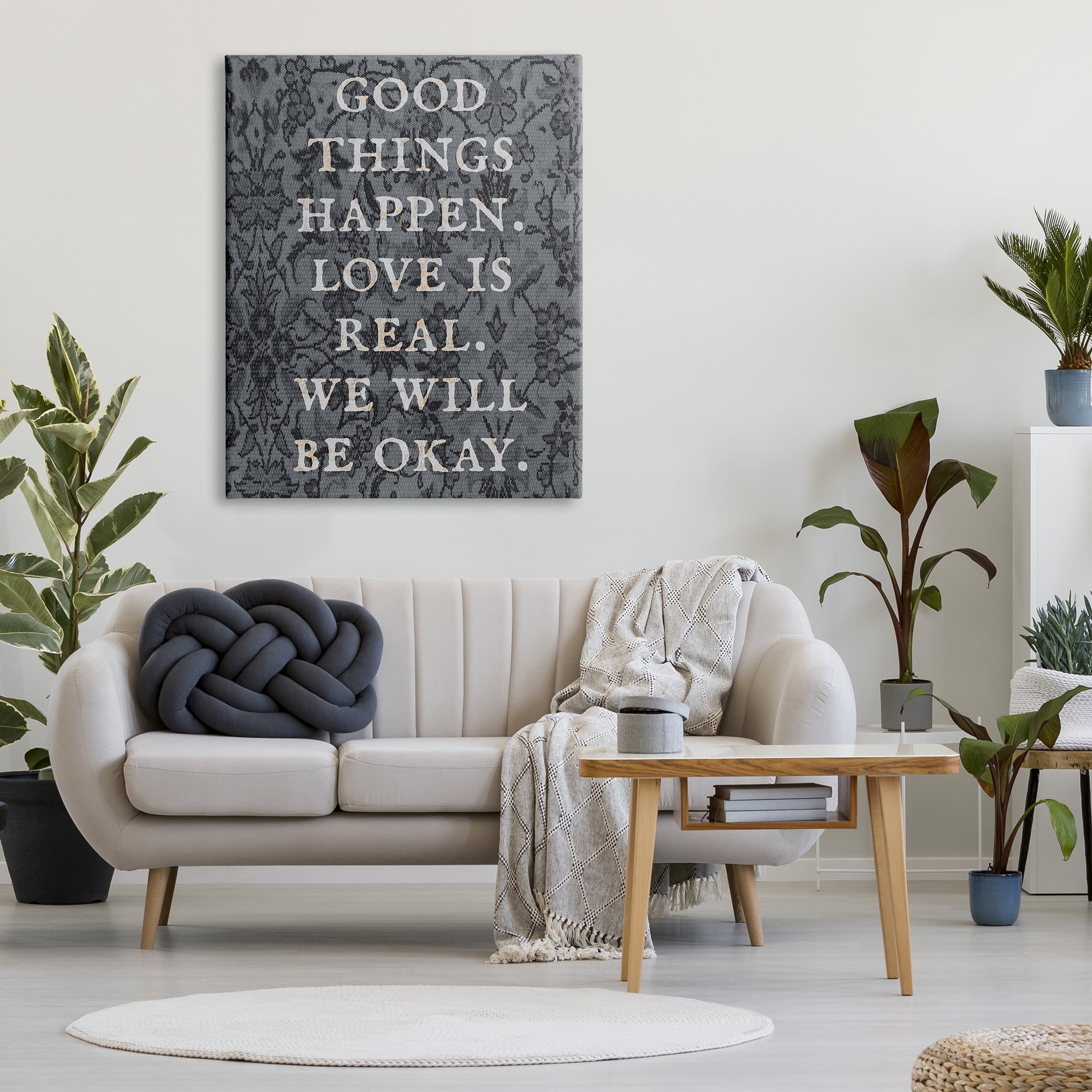 Stupell Industries Vintage Motivational Phrase Inspirational Painting Gallery Wrapped Canvas Print Wall Art, 36 x 48