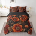 thumbnail image 2 of Homewish Teenagers Adults Retro Chic Floral Bedding Comforter Set 7-Piece,Vintage Aesthetic King Bedding Sets,Exotic Style Ultra Soft Bed Sheets,Breathable Home Decor,Reversible, 2 of 8