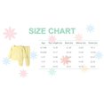 thumbnail image 2 of NZRVAWS 5T Toddler Baby Girls Outfits Set 5T Girls Long Sleeve Solid Color Top Pants Set Yellow, 2 of 8