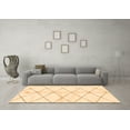 thumbnail image 3 of Ahgly Company Indoor Round Solid Orange Modern Area Rugs, 7' Round, 3 of 4