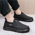 thumbnail image 6 of Black Men'S Soft Sole Snow Boots Fashion Casual Waterproof Fleece Lined Warm Wool Fall Winter Comfortable Slip On Design For All Day Comfort, 6 of 9