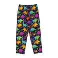 thumbnail image 4 of Daiia Colorful Dinosaur Women's Sleep Pant with Pockets and Drawstring,Pajama Pants-Large, 4 of 9