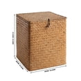 thumbnail image 2 of unbranded Cesta Tejida De Paja Para Picnic Y Almacenamiento Decorativo Con Superficie Suave, 2 of 6