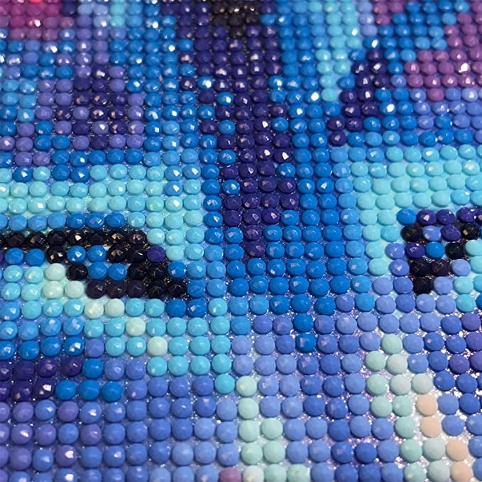 MXJSUA Doe-het-zelf 5D Diamond Painting Complete set, wolf, sportwagen, diamant schilderij voor volwassenen, 30 x 40 cm