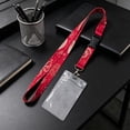 thumbnail image 4 of Apmemiss Clearance Polyester Lanyard with Printing for Employee ID Cards Polyester Woven Strap Card, 4 of 6