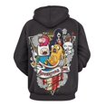 thumbnail image 3 of Adventure Time Unisex Adult Hoodie Casual Hooded Sweatshirt Pullover Novelty 3D Printed Sweater Jacket M, 3 of 8