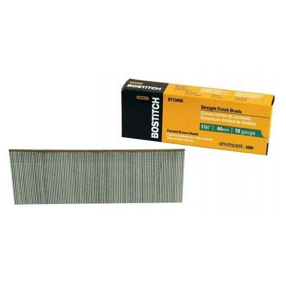 Stanley Bostitch BT1345B 2 000 Count 1.75 in. Brad Nails