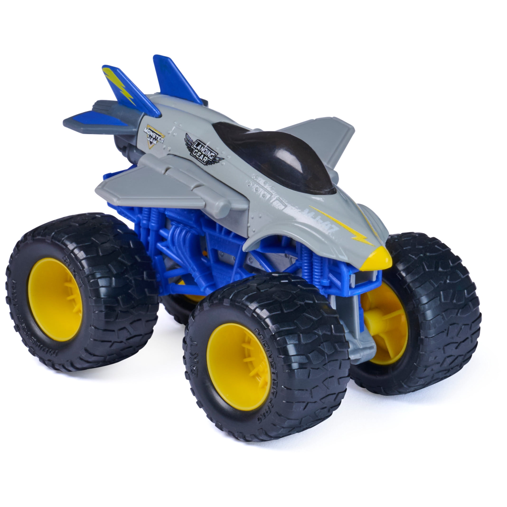Monster Jam Jet Fighter 1:64 Scale Die-Cast Monster Truck for Kids 3 and up