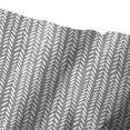 thumbnail image 5 of Creative Products Gray And White Herringbone Pattern 71x74 Shower Curtain, 5 of 7