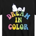 thumbnail image 3 of Peanuts - Dream In Color - Toddler & Youth Short Sleeve Graphic T-Shirt, 3 of 6