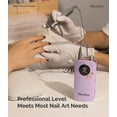 thumbnail image 5 of MelodySusie Entry-Level Clip-On Cordless Nail Drill, SC320F 30000RPM E-File with Pastel & Colorful Aesthetic Design for Manicure Shaping & Gel Removal, 5 of 7