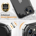 thumbnail image 3 of JETech Case for iPhone 14 6.1-Inch with 2-Pack Tempered Glass Screen Protector, 360 Full Body Shockproof Bumper Phone Cover Protective Clear Back (Black), 3 of 7