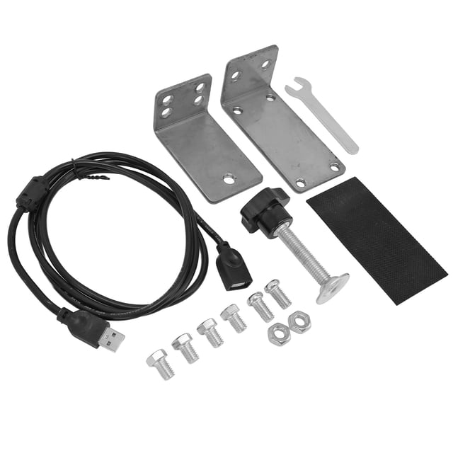 USB Handbrake Mounting Plate,64Bit USB Handbrake Mounting USB Handbrake Bracket PC Game Accessories Time-Tested Durability