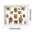 thumbnail image 2 of DIY Mini Museum Silhouette Box - Creative Paper-Cut Silhouette Mini Display Frame for Handmade Craft Project, Unique Desktop Ornament for Home Office Wall & Tabletop Art Decorative Gift, Yellow, 2 of 9