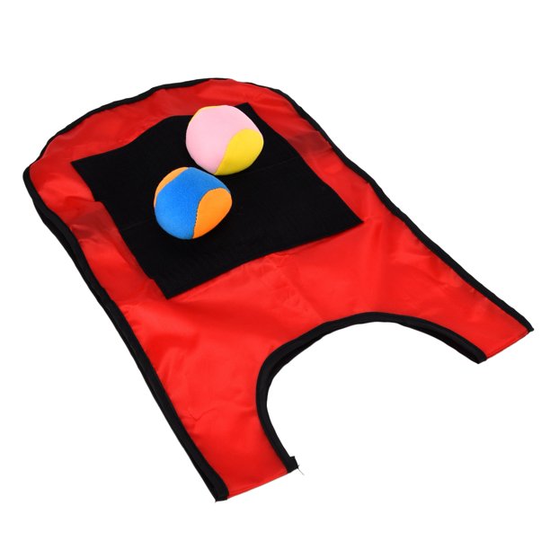 Juego de Bolas Autoadhesivas 2 Bolas de Palo 2 Bolas de Palo Chaleco Juego de Juguete Juego de Tiro Juego de Puerta Exterior para Exteriores Mayores de 6 Años Niños ANGGREK Otros