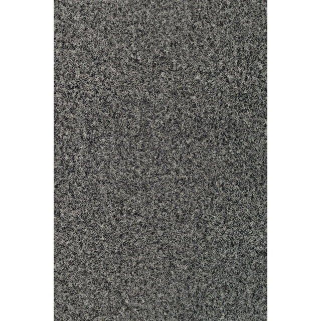 Galaxy Way Solid Grey Color Oversize 5'x31' Area Rug with Rubber Marine Backing for Patio, Porch, Deck, Boat, Basement or Garage with Premium Bound Polyester Edges