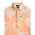 thumbnail image 3 of Naruto Boys Graphic Button Up Resort Shirt with Short Sleeves, Sizes 4-18, 3 of 3