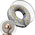 thumbnail image 1 of Bamboohart Collier Cône pour Chien Collier de Récupération Gonflable pour Chien après Chirurgie avec Bouclier Anti-Lichage Taille Ajustable (L), 1 of 8