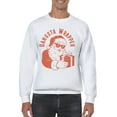 thumbnail image 2 of Gangsta Santa Gift Wrapper Men's Sweatshirt, 2 of 3