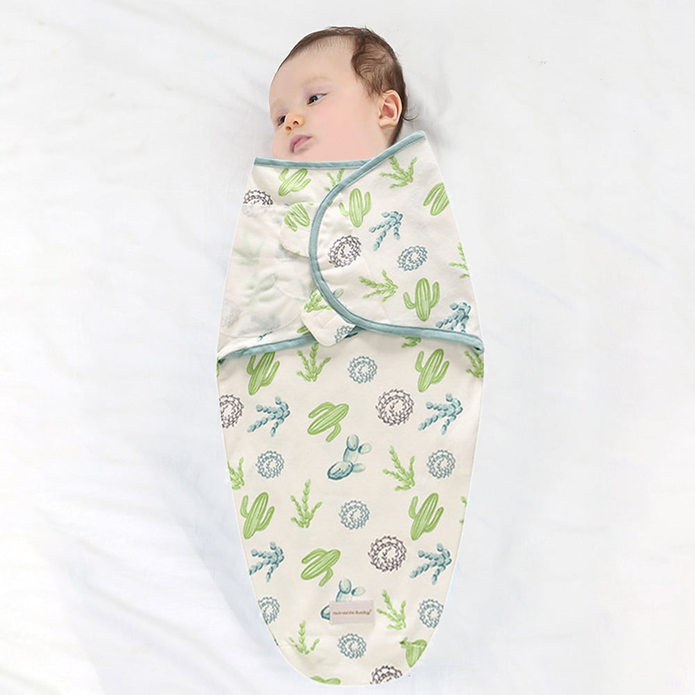 Newborn Receiving Blanket Print Baby Swaddle Spring Summer Sleeping Bag Thin Holding Blanket for