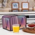 thumbnail image 6 of Haiem Dreamy Moonlit Window Print Toaster Covers 4 Slice Wide Slot,Bread Dust Cover & Fingerprint Protection,Bread Machine Cover,Appliance Covers, 6 of 7