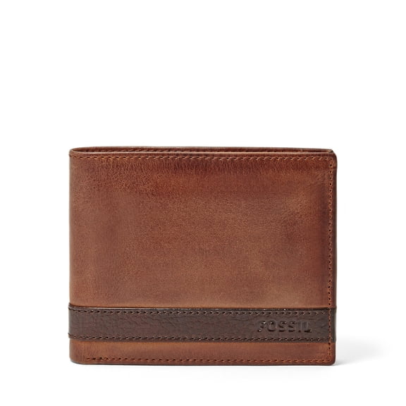 Fossil Quinn Flip ID Bifold Wallet Brown ML3644