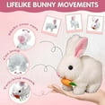 thumbnail image 5 of Bunby - My Realistic Bunny Toy, Bunbi Realistic Bunny, Bundy Realistic Bunny Toy, Interactive Bunny Toys, Vitality Bliss Bunny, Easter Plush Interactive Realistic Bunny Robot (Brown), 5 of 9