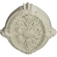 thumbnail image 3 of Ekena Millwork 26 3/8"W x 17 1/4"H x 1 3/4"P Marcella Ceiling Medallion (Fits Canopies up to 3"), Hand-Painted Clear Yellow, 3 of 4