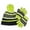 Green, variant on Striped Hat Gloves Two Piece Set Velvet Warm Knit Hat Gloves Winter Set