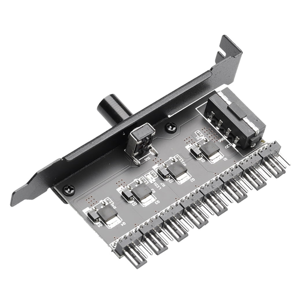 ABIDE 8 Channels 3pin 4pin Case Fan Controller Regulating Module abide-8-channels-3pin-4pin-case-fan-controller-regulating-module